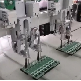 双头四工位半导体芯片自动焊锡机